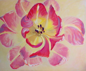 Kamille Saabre Pink Paintings