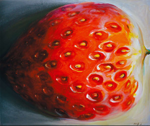modern paintings. Fruit Paintings by Kamille Saabre