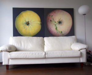 apple paintings, maalid õuntest