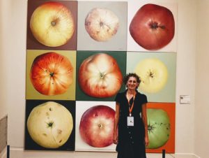 Kamille Saabre apple paintings travel to BEIJING INTERNATIONAL ART BIENNALE